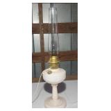Antique Aladdin oil lamp electrified