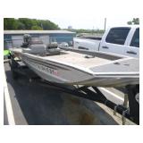 1997 BASSTRACKER BOAT 40 HP ENGINE