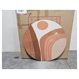 1061 - 23" Abstract Art on metal