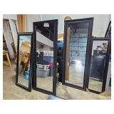 large mirrors - good for workout room