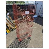 bin cart on wheels