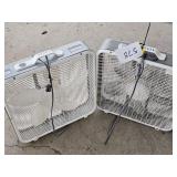 2 box fans