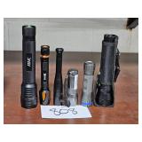 6 flashlights