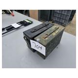 2 ammo boxes & contents