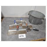 drywall tools & bucket