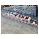 damaged ladders - maybe repurpose