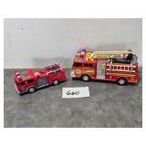 fire trucks