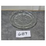vintage round serving dish