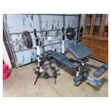 Nrodic Workout Bench, 250+ lbs, Bar, Tree