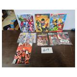 super hero comics & school related