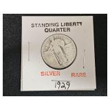 1929 RARE SILVER Standing Liberty Quarter