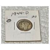 1944-D SILVER Mercury Dime