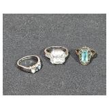 estate rings - one is .925