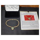 14K Gold Pear Emerald 54.7 grams