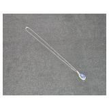 Sterling Star Blue Sapphire Necklace matches #198