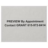 Call or text Grant 615-972-8414 for preview appt.