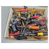 flat full of screwdrivers