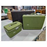 vintage luggage with keys
