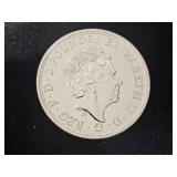 SILVER 1 oz. QUEEN ELIZABETH 2016 Coin