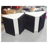 Black & White Fluance Retro Speakers