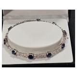 Sapphire Tennis Bracelet