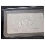 .999 German Silver Buffalo Bullion