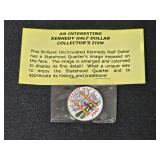 collectible Kennedy 1/2 dollar