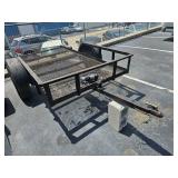 5 x 10 Utility Tilt Trailer + winch - 2" ball