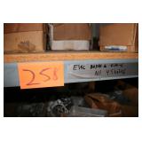 4 Shelves 0f Elec. Boxes & Fittings