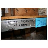 4 Shelves, Wire Mold, Misc, Elec. Fittings