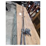 2 fishing poles