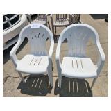 2 patio chairs