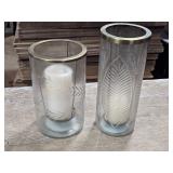 2 candle holders