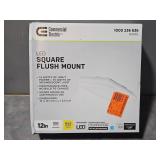square 12" LED light