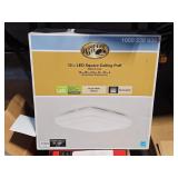 12" square LED light