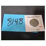 1865 Two Cent Piece