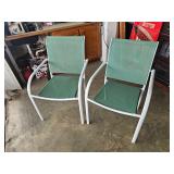 2 outdoor chairs