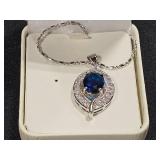 sapphire necklace