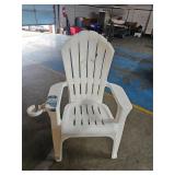 Large White Adirondack chair