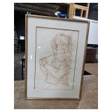 21 x 29 framed art