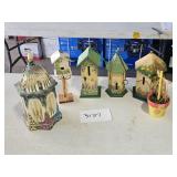bird house decor, lamp
