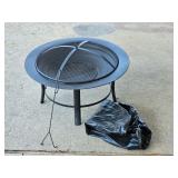 fire pit with cover