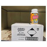 12 bottles of drain cleaner