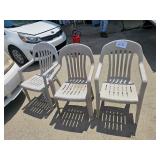 3 patio chairs