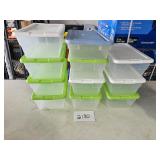 11 small containers