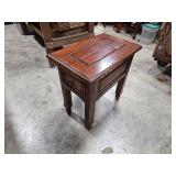 side table with drawer & pull out