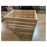 wooden crate