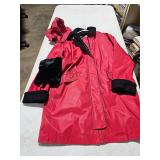 (L) Red Leather Jacket