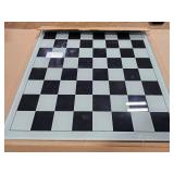 20 x 20 glass chess board