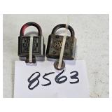 vintage army padlocks